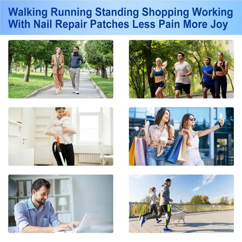 Toenail Repair Patches – 60pcs | Strong Anti-Fungal Nail Treatment for Healthy, Clean Feet - Novlux